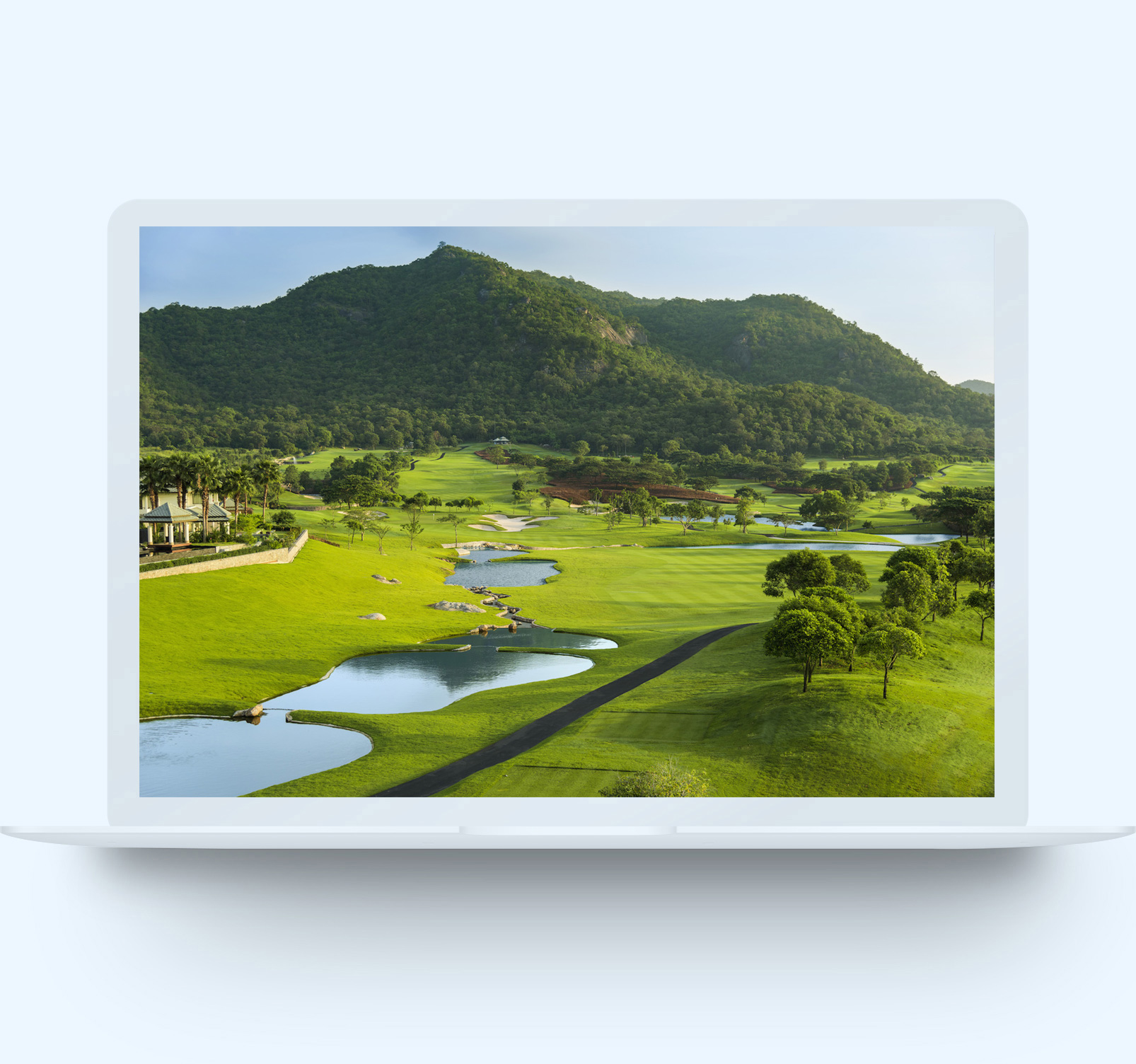 Black Hills Resort nestled in foothills